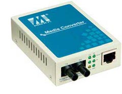 RF Shielded Fiber-optic Media Converter